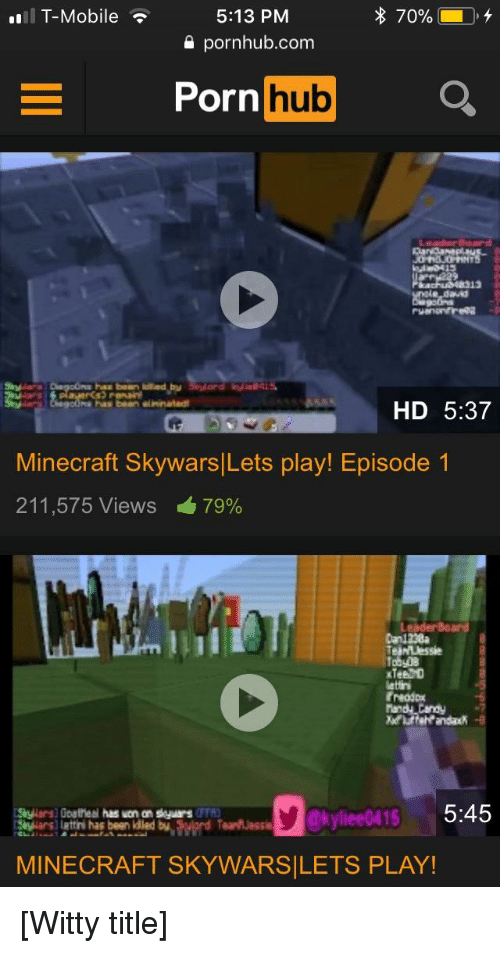 Champ reccomend minecraft lets play part first